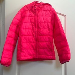 GAP kids Pink Puffer Jacket